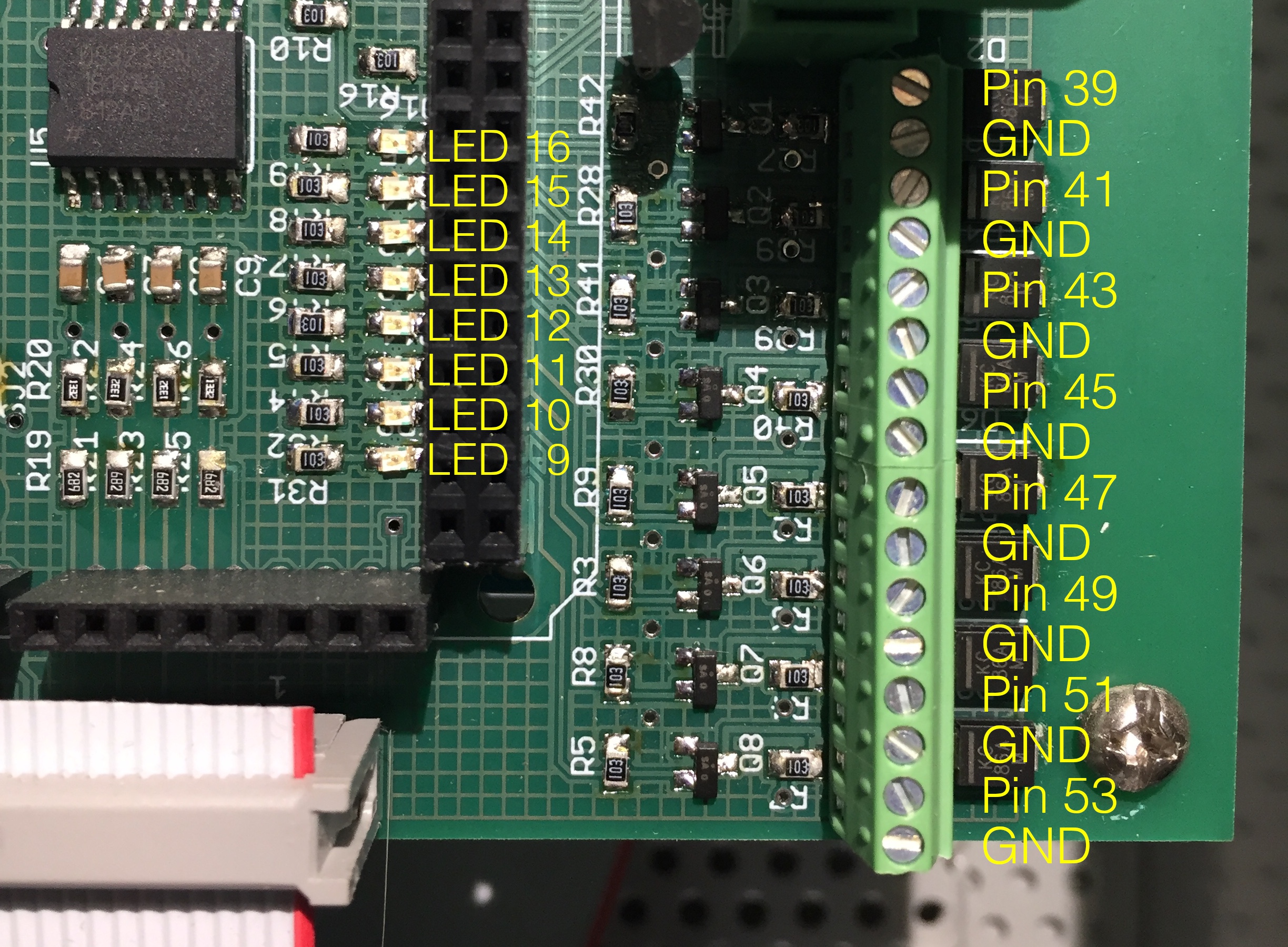 logic board connector detail